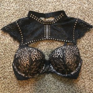Sexy studded bra
